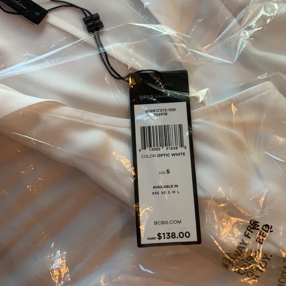 BCBGMaxazria Carlie Handkerchief Hem Blouse - Picture 7 of 8